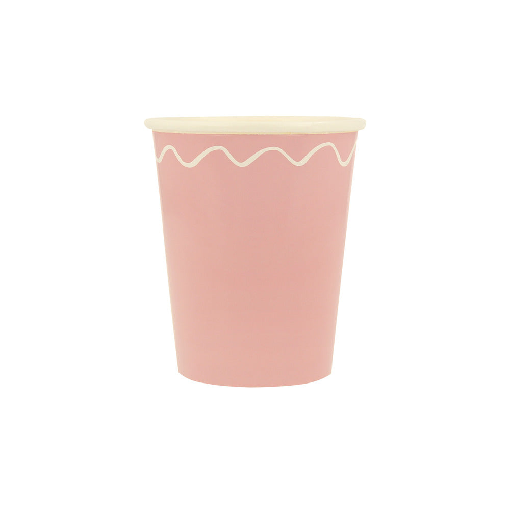 MIXED WAVY LINE CUPS BY MERI MERI