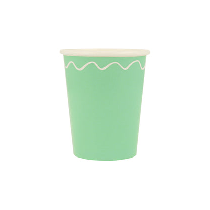 MIXED WAVY LINE CUPS BY MERI MERI