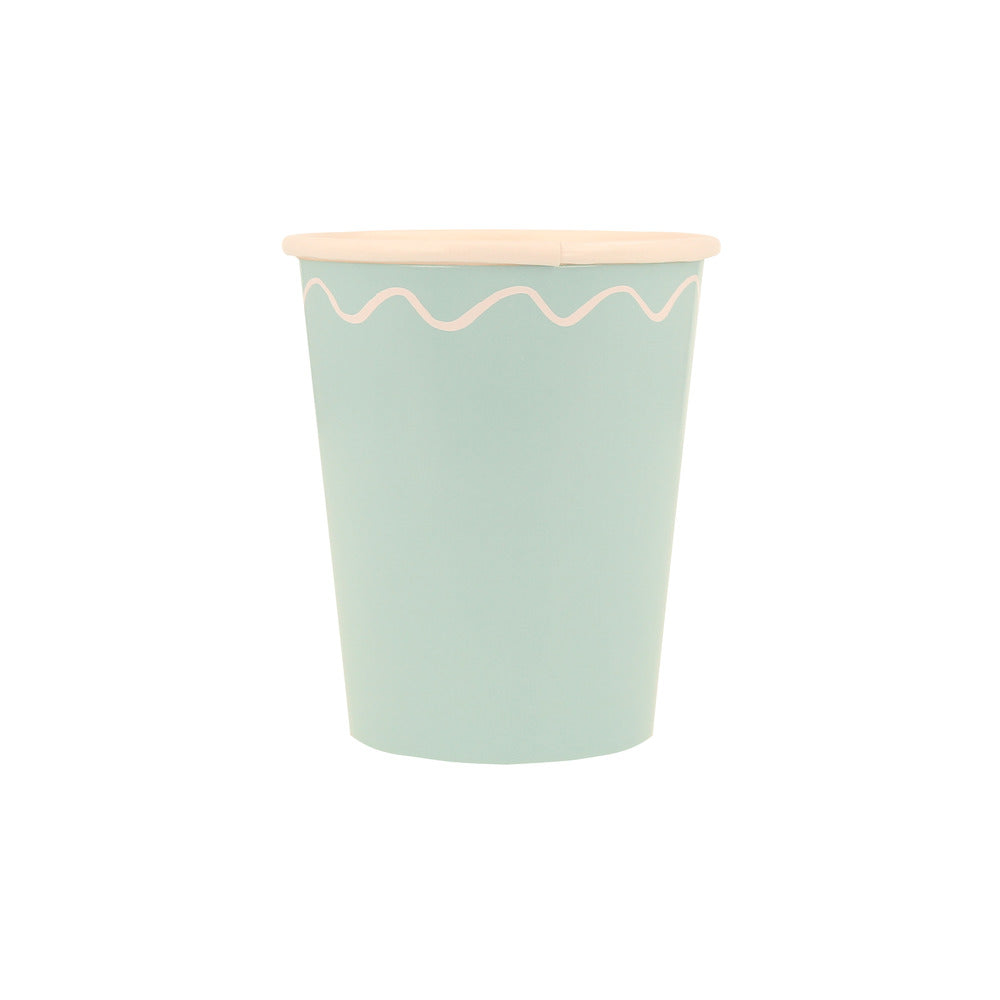 MIXED WAVY LINE CUPS BY MERI MERI