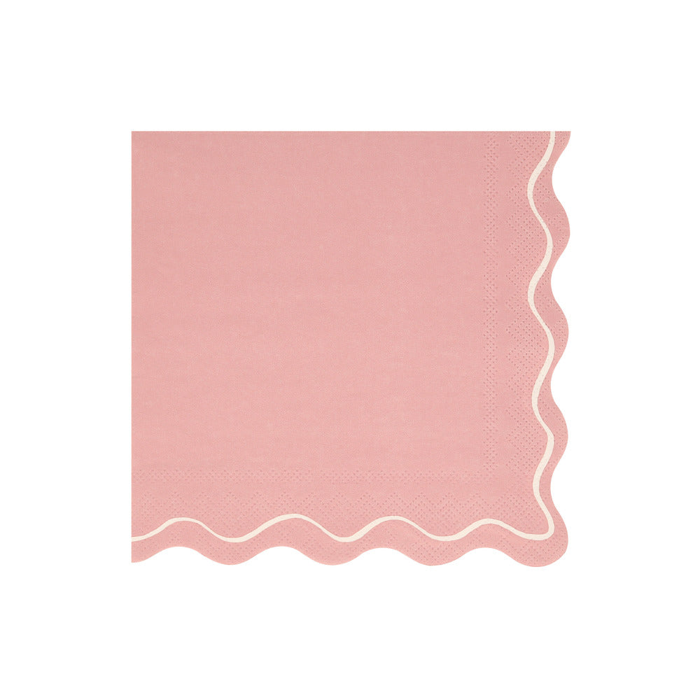 MIXED WAVY LINE LARGE NAPKINS BY MERI MERI