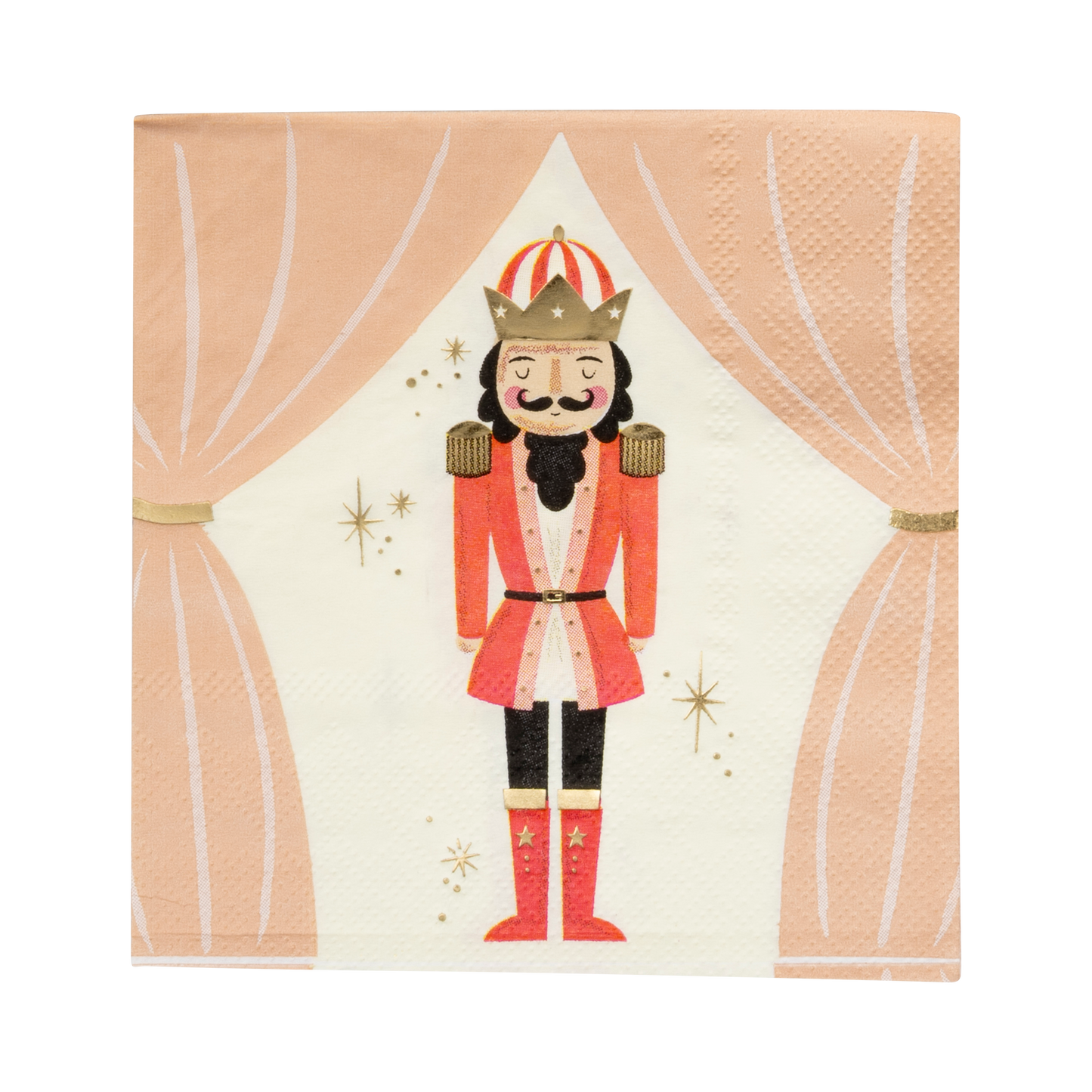 nutcracker cocktail napkin set 