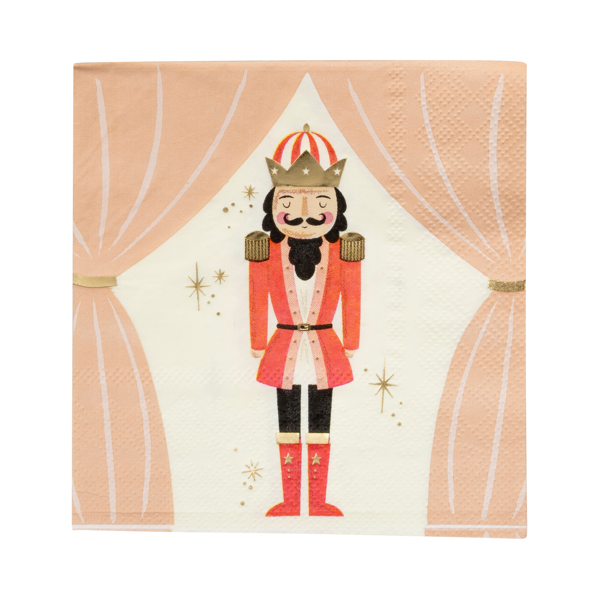 nutcracker cocktail napkin set 