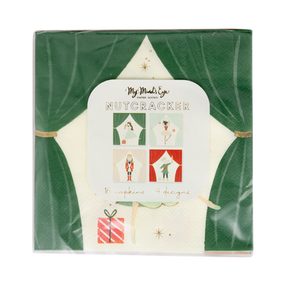 nutcracker napkin set packaging 