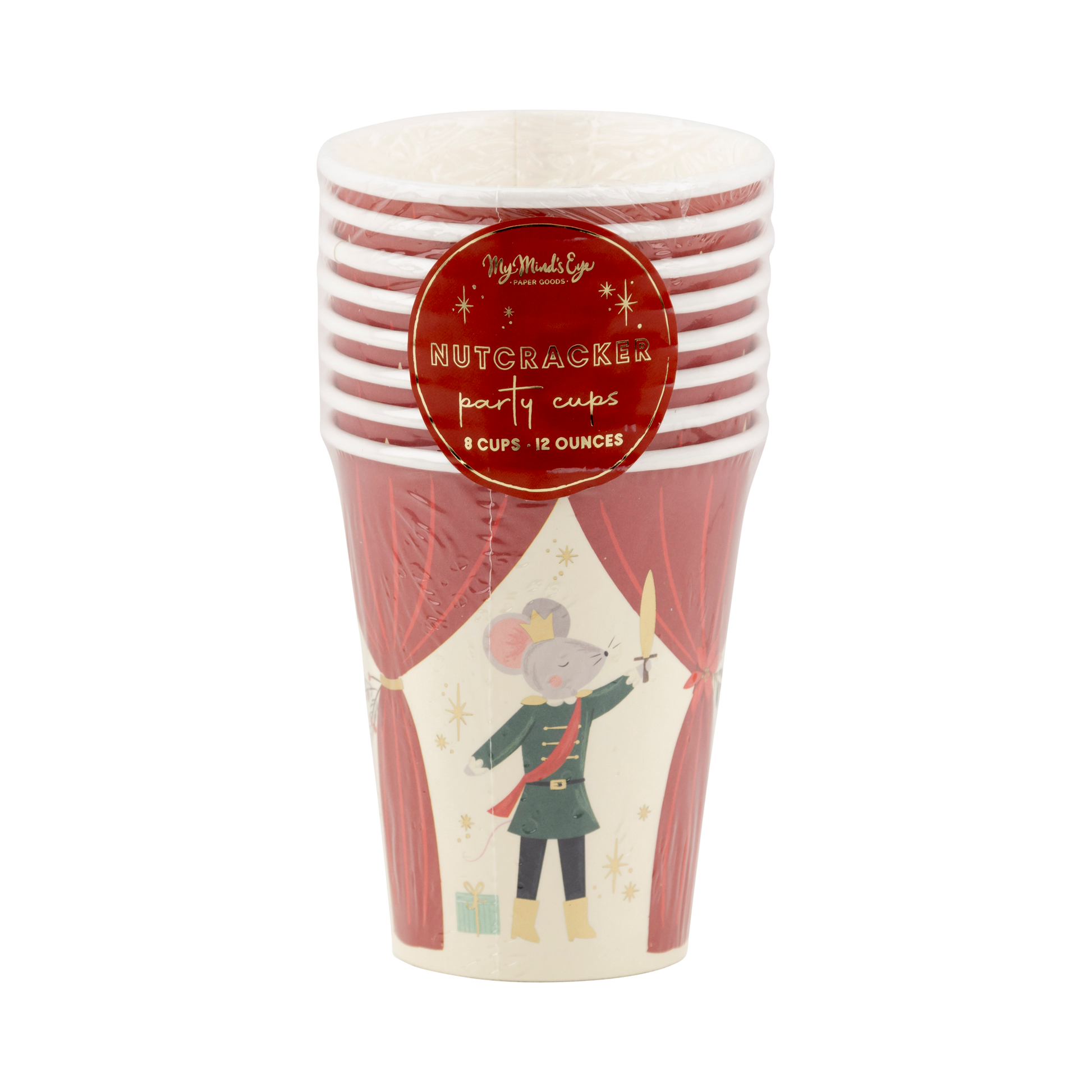 My minds eye nutcracker party cups - pack of 8 