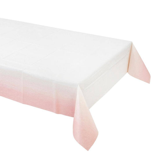 ombre pink table cover 