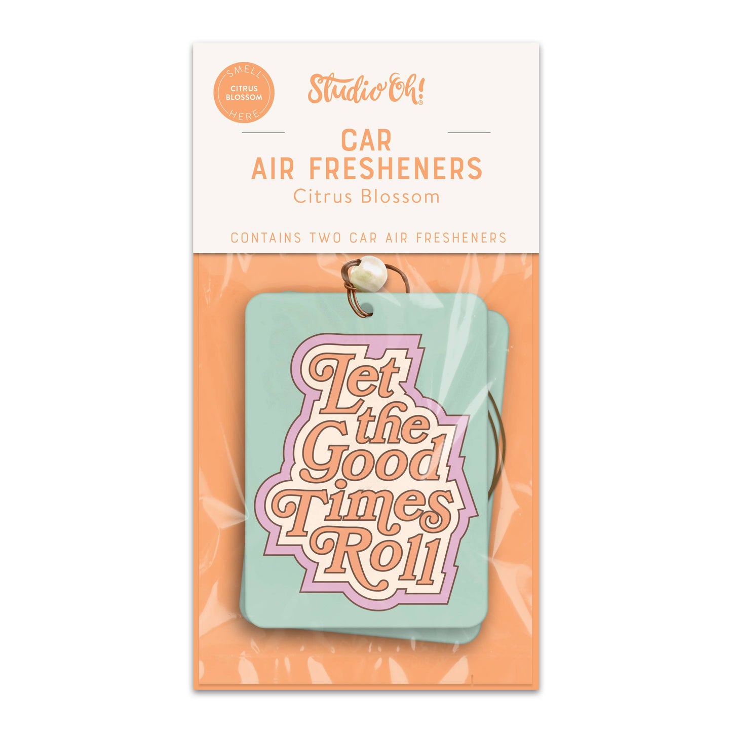 set of two car air fresheners by Studio Oh! 