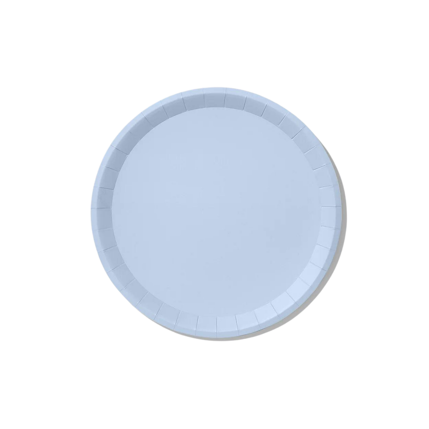 PALE BLUE LARGE PAPER PLATES