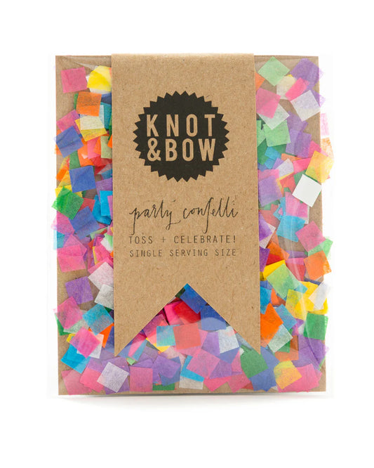 square colourful confetti by Knot and Bow 