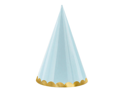 pastel blue party hat 