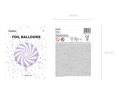 pastel candy foil balloon packaging 