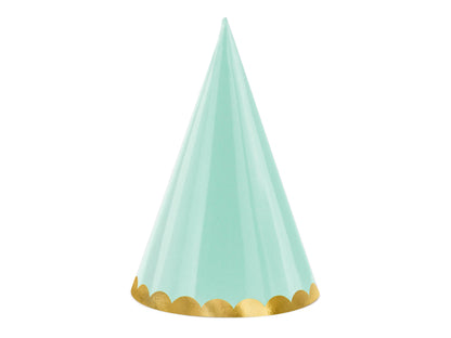 pastel mint party hat 