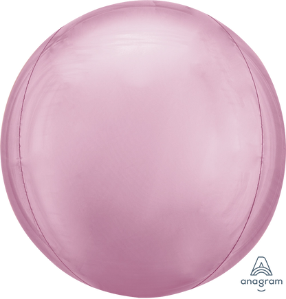 pastel pink orbz balloon