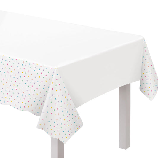 PASTEL POLKADOT TABLE COVER