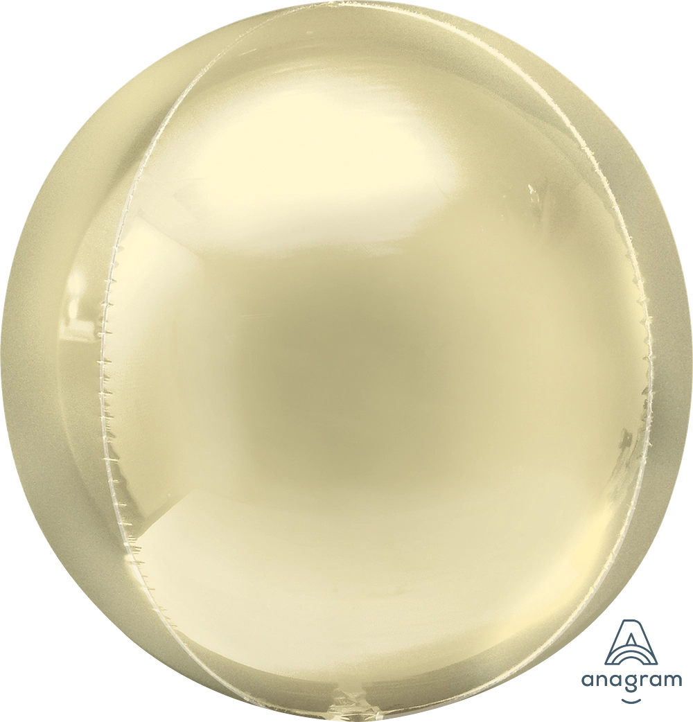 pastel yellow orbz balloon