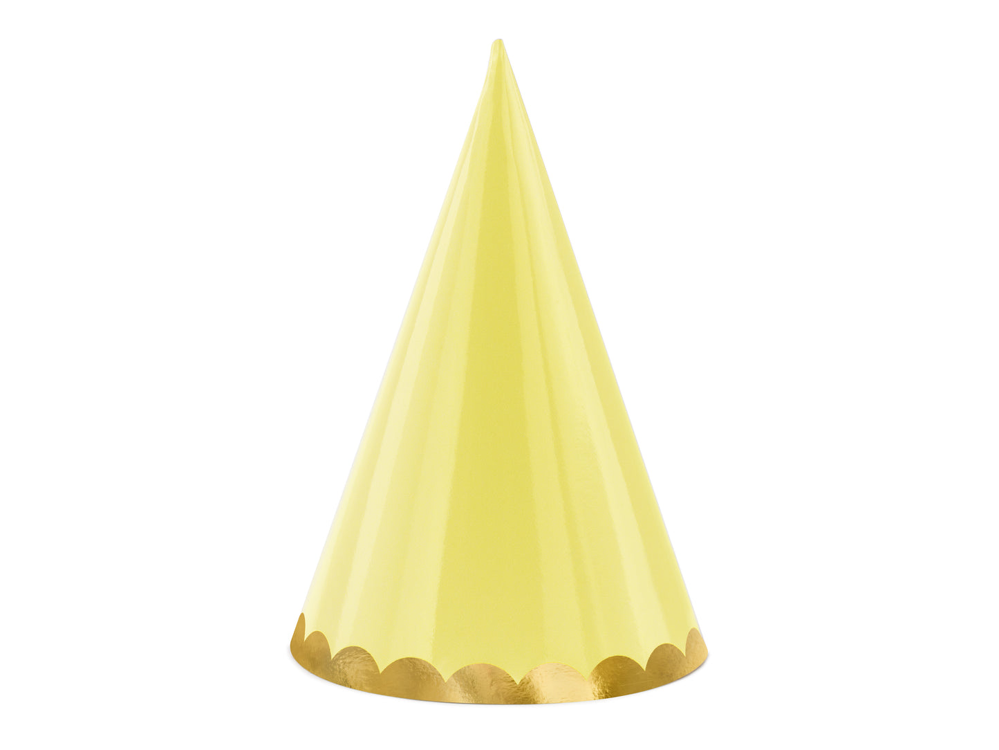 pastel yellow party hat 