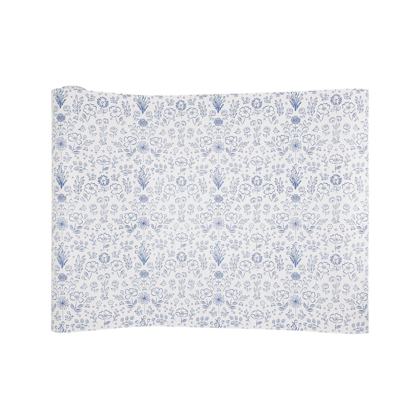 pembroke blue floral table runner 