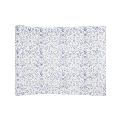 pembroke blue floral table runner 