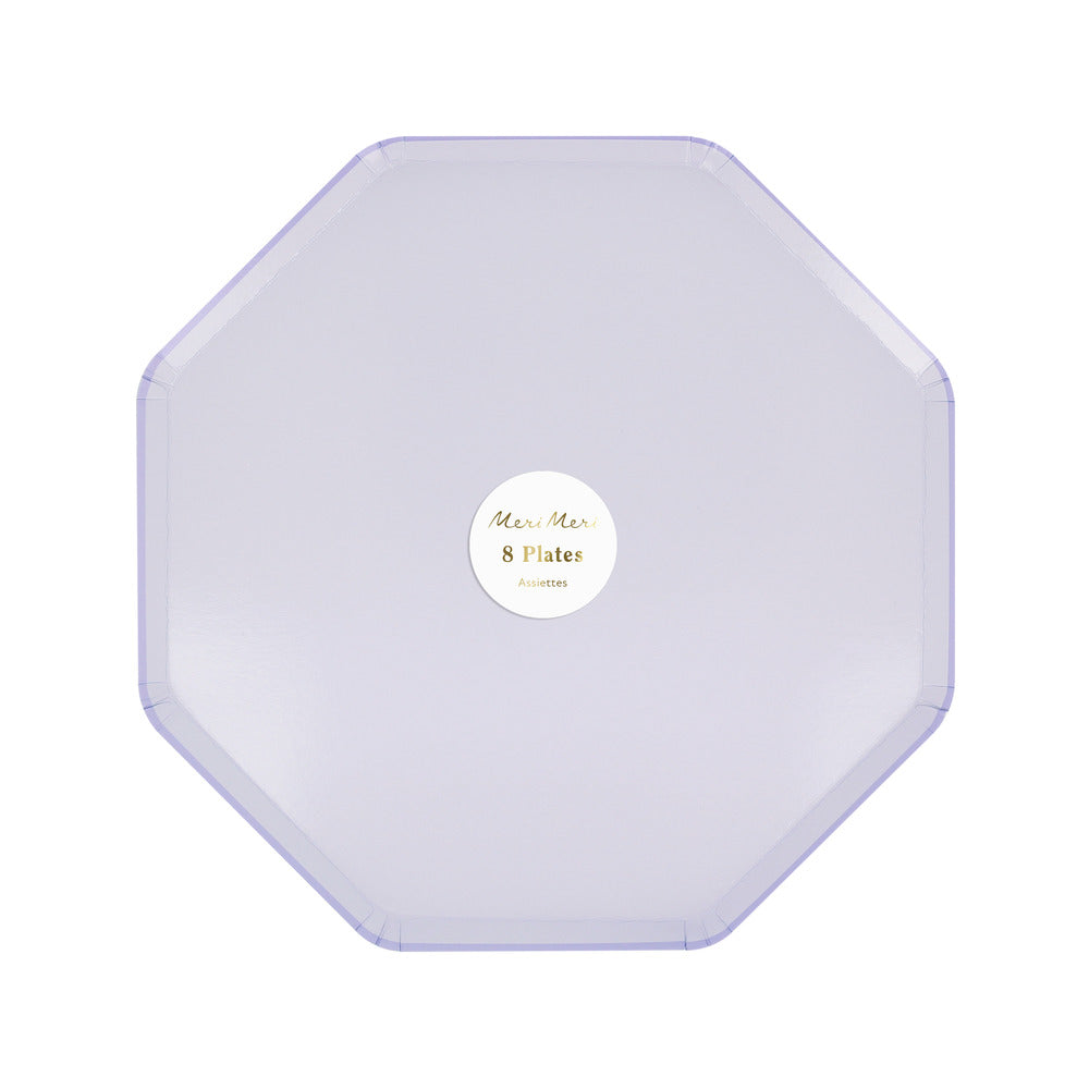 periwinkle side plates by meri meri pack of 8