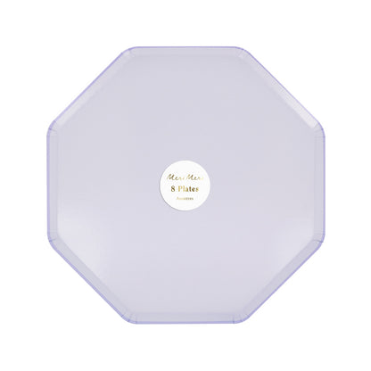 periwinkle side plates by meri meri pack of 8