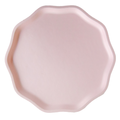 petal pink compostable dinner plates - pack of 8
