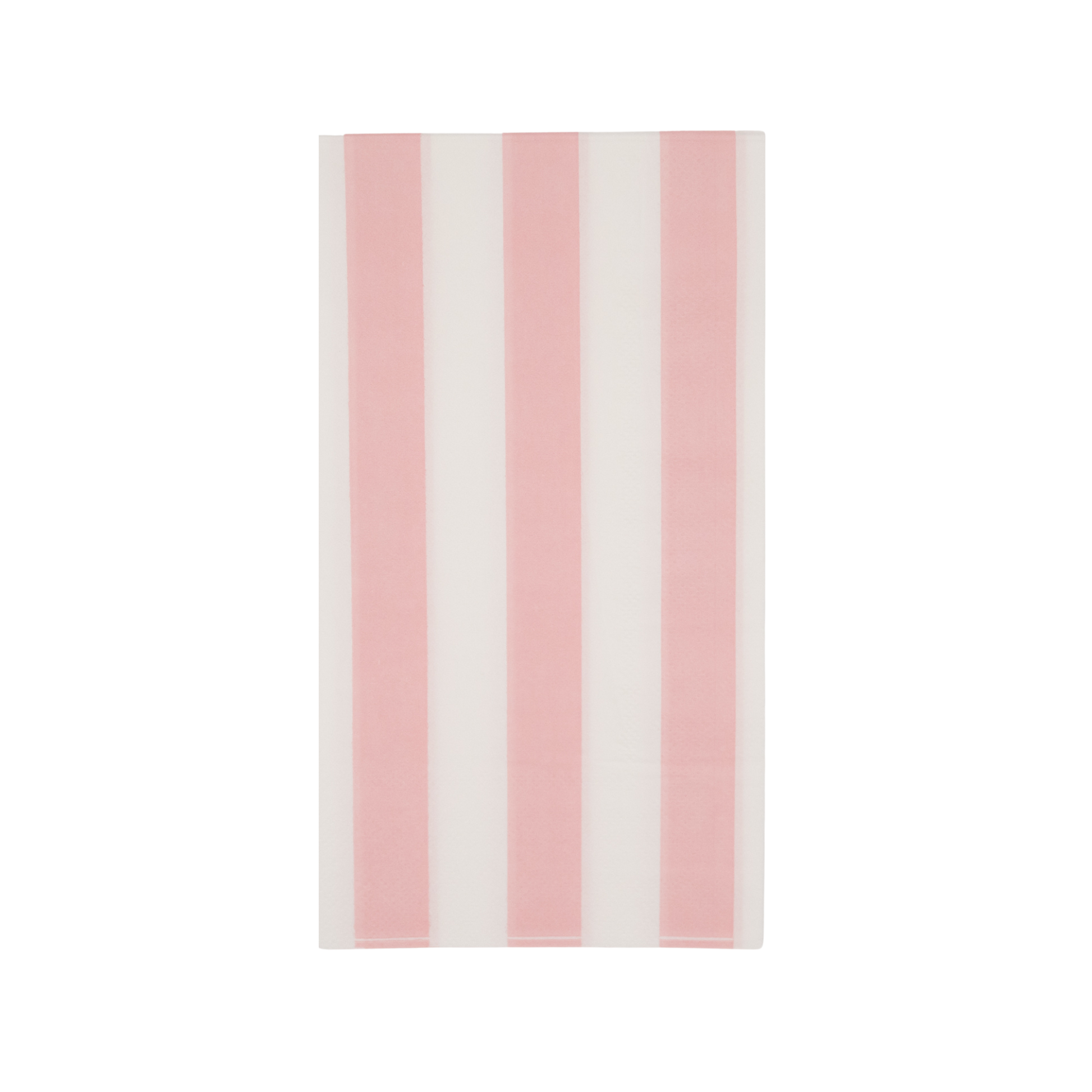 petal pink signature cabana stripe dinner napkins by Bonjour fête