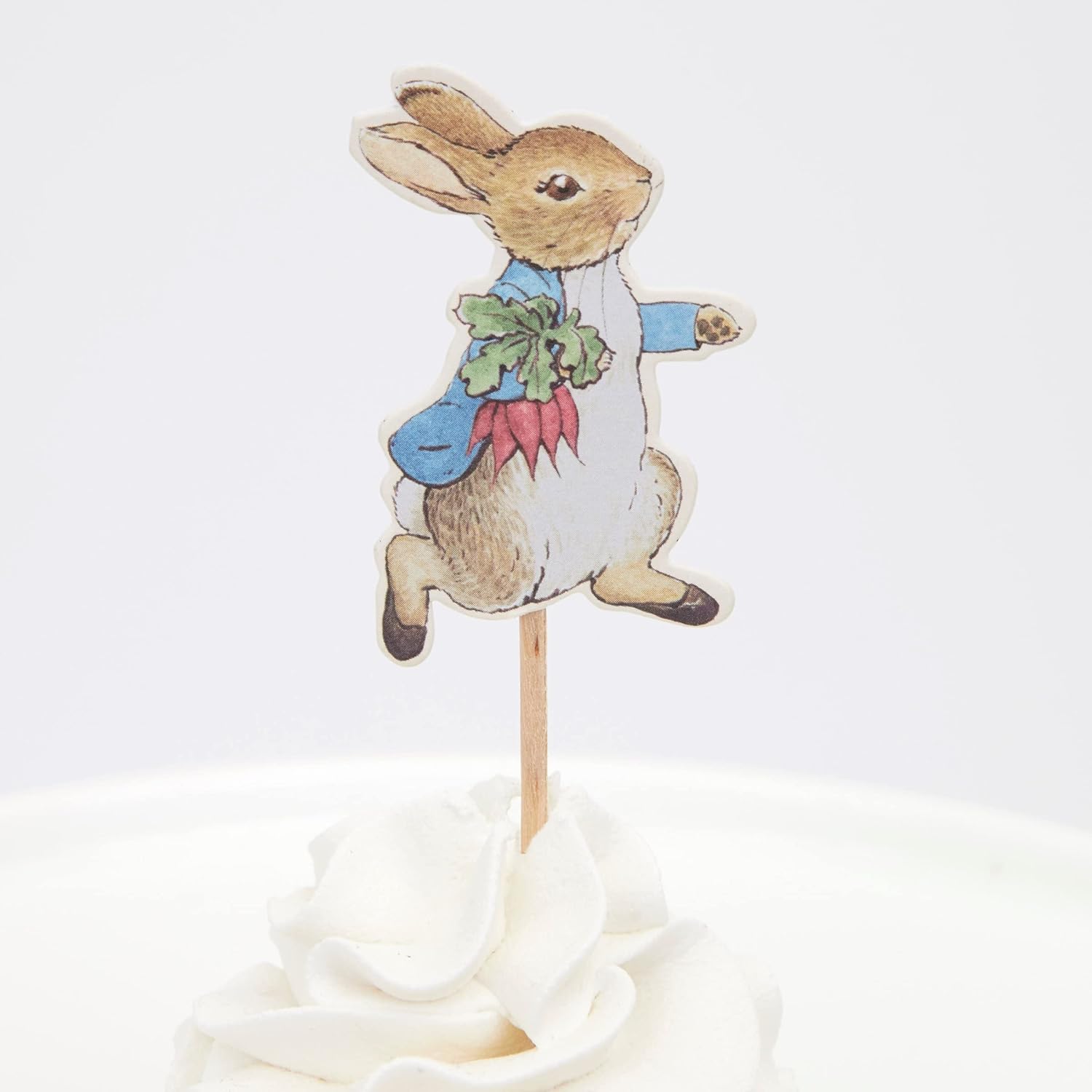 peter rabbit cupcake topper - meri meri - pack of 24