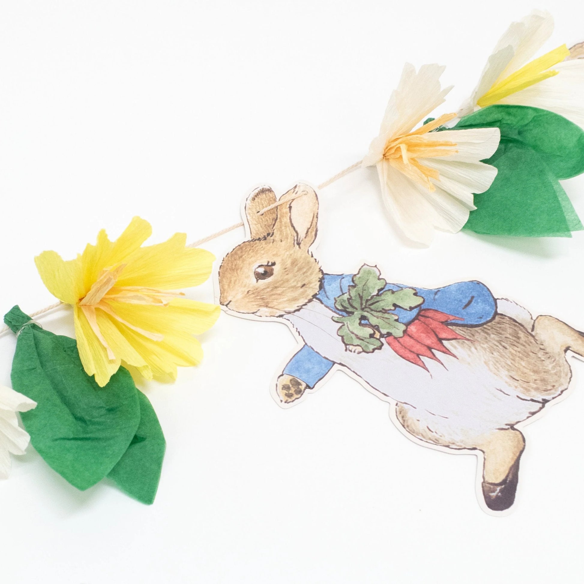 detailed shot of peter rabbit pennant