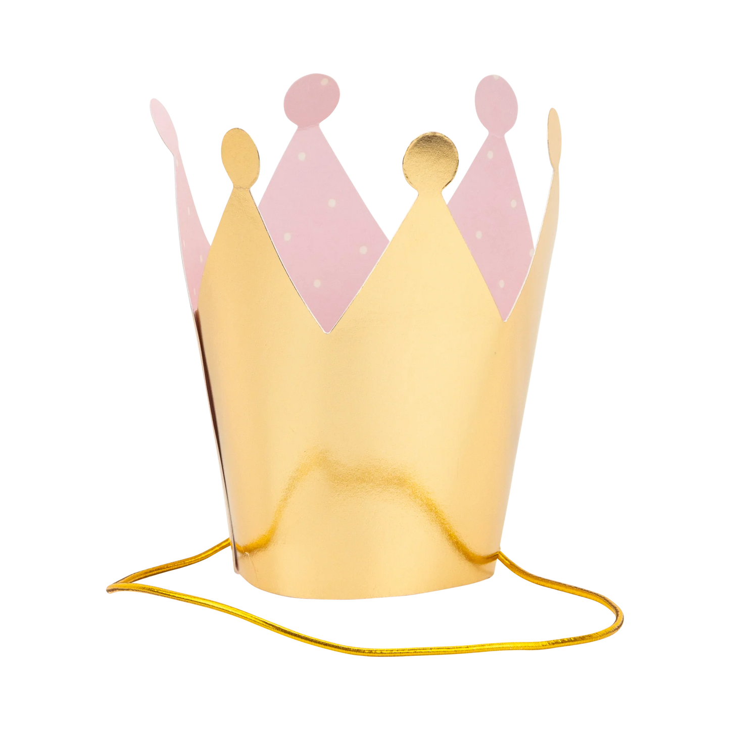 gold princess party crown