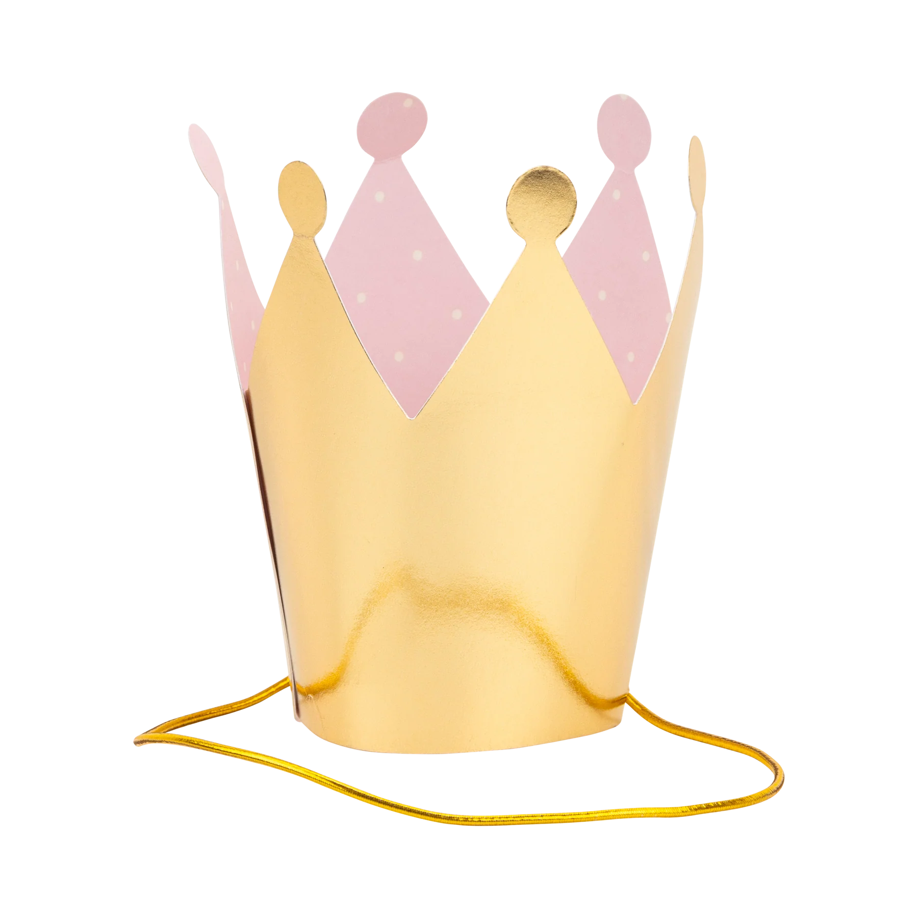 gold princess party crown