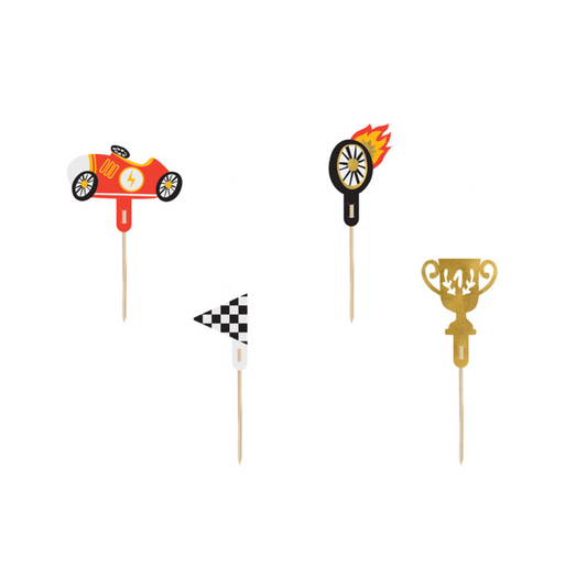 RACE CAR CUPCAKE TOPPERS