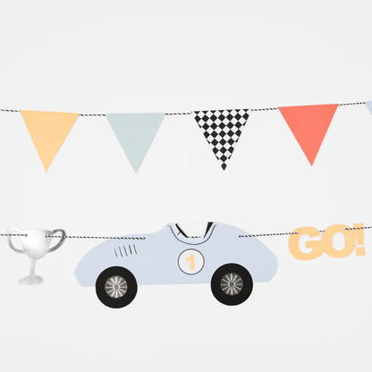 RACE CARS GARLAND BY MERI MERI