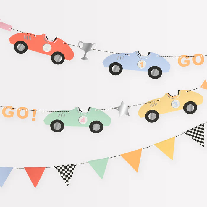 RACE CARS GARLAND BY MERI MERI