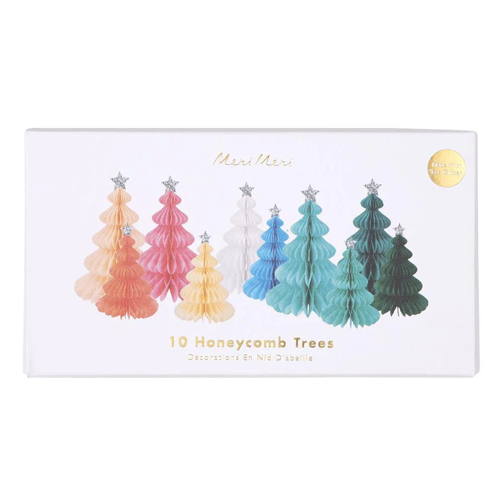 rainbow forest honeycomb tree decorations