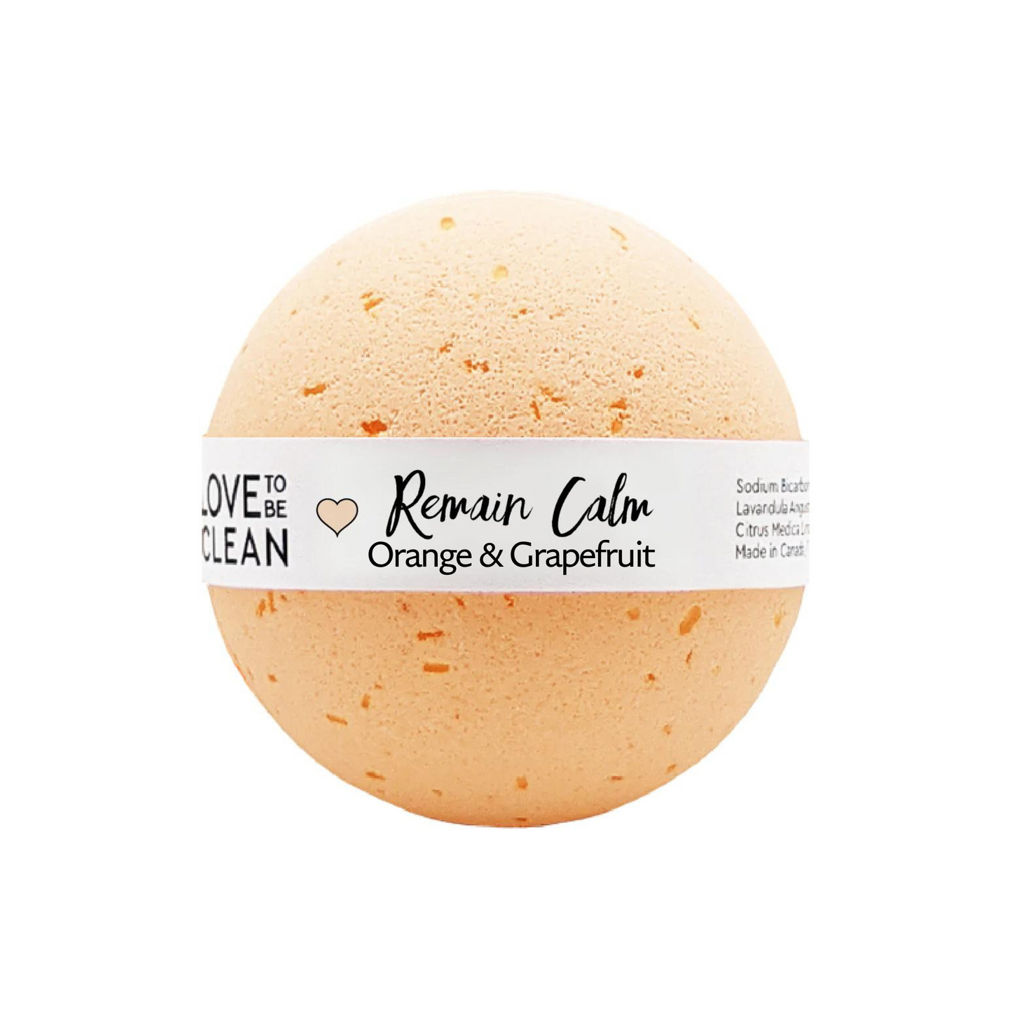 REMAIN CALM BATH BOMB -  ORANGE & GRAPEFRUIT