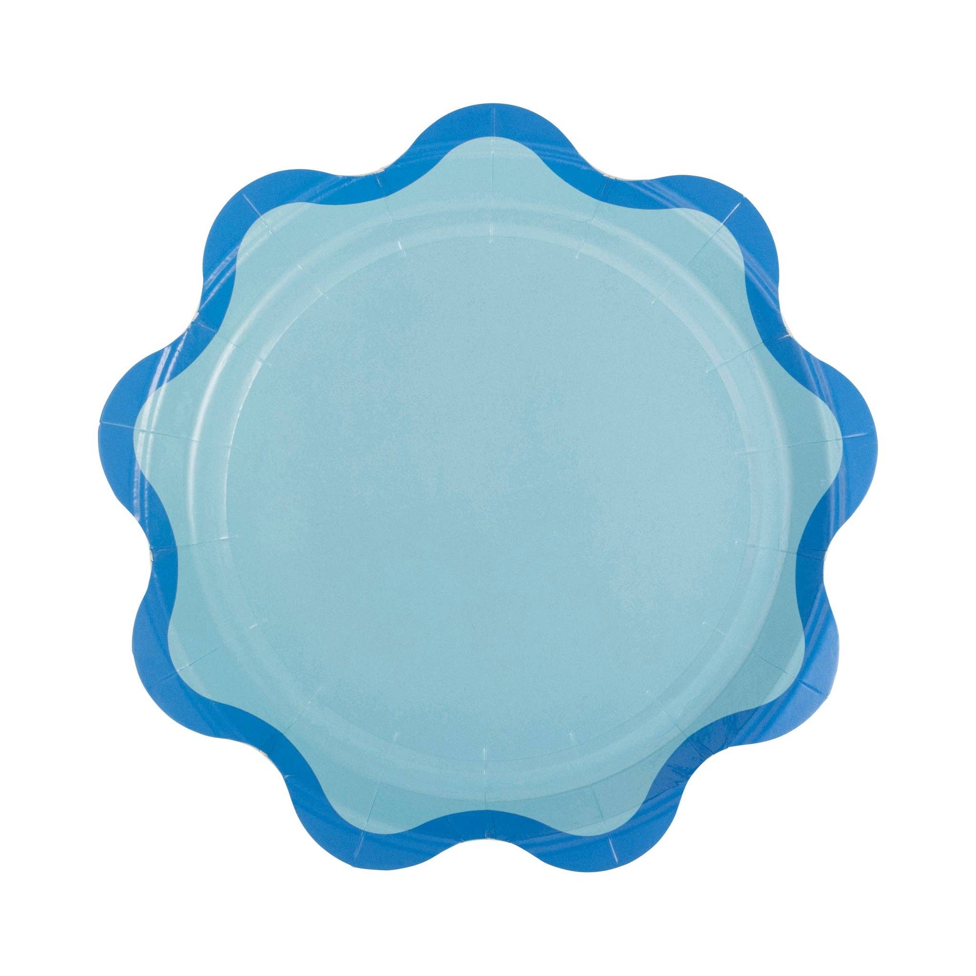 ric rac blue dessert plates 