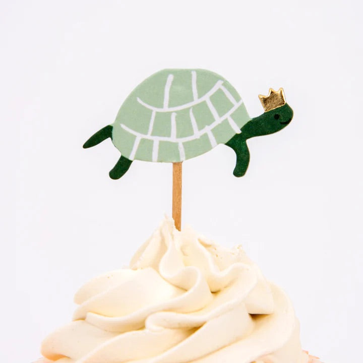 turtle cupcake topper 