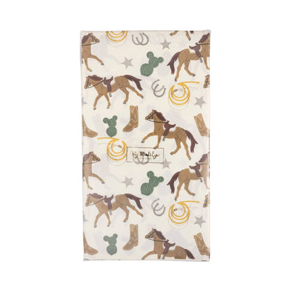 scatter cowboy dinner napkins packaging -pack of 24 