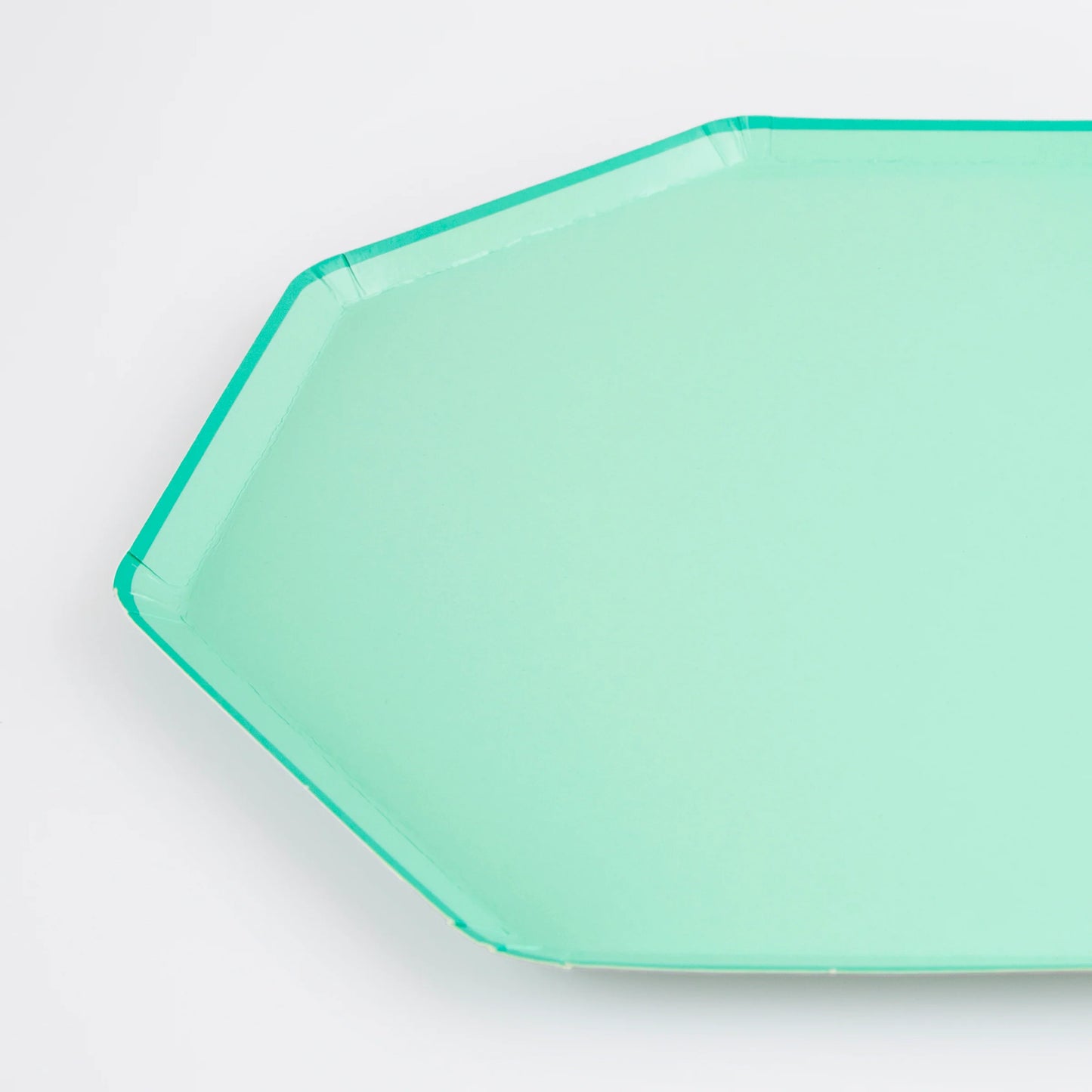 SEA FOAM GREEN DINNER PLATES BY MERI MERI