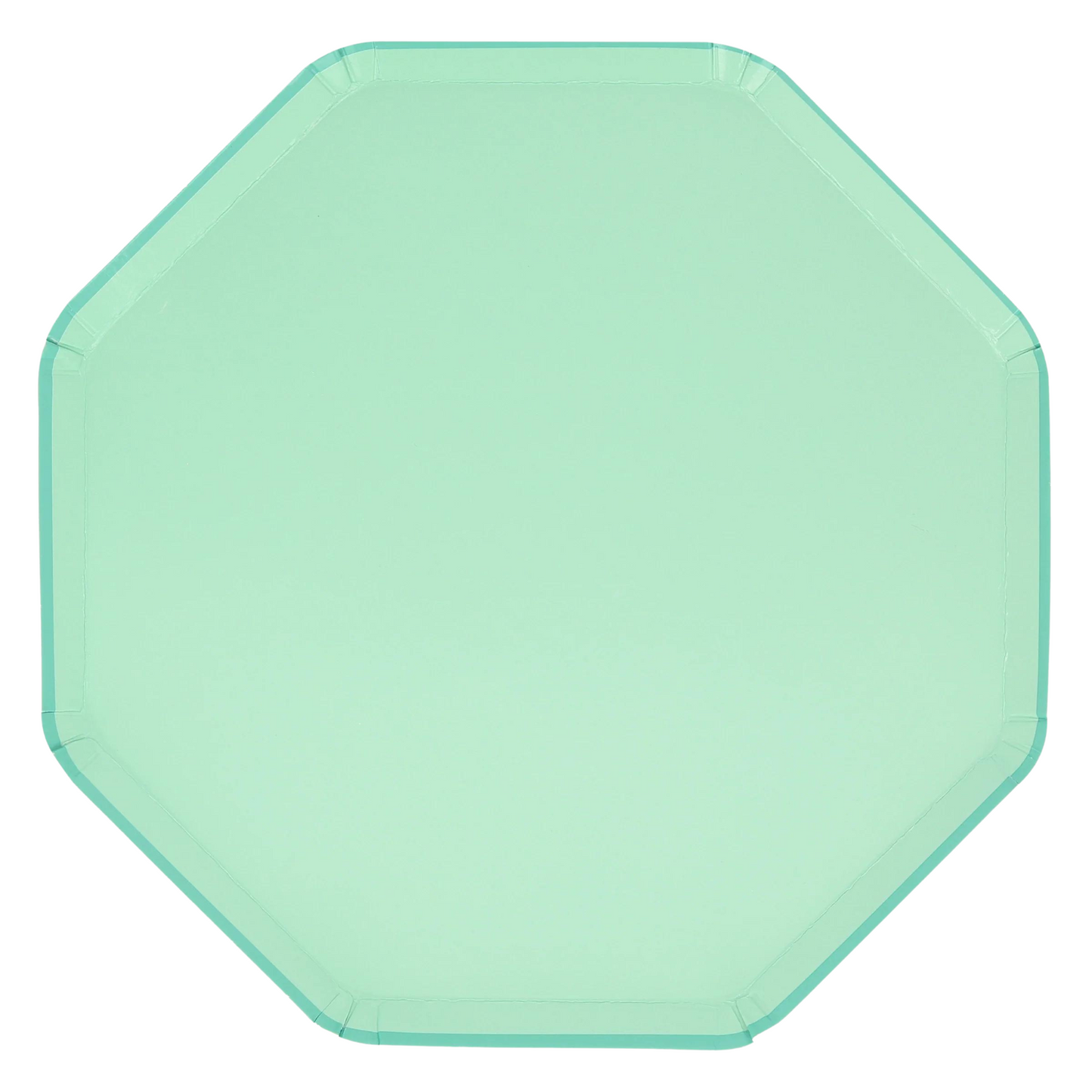 sea foam green dinner plates by meri meri 