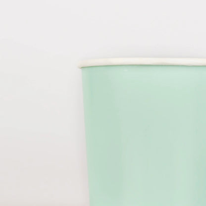 mint paper cups by meri meri 