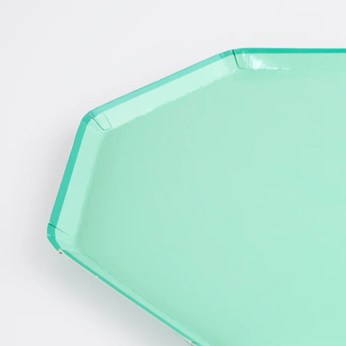 SEA FOAM GREEN SIDE PLATES BY MERI MERI