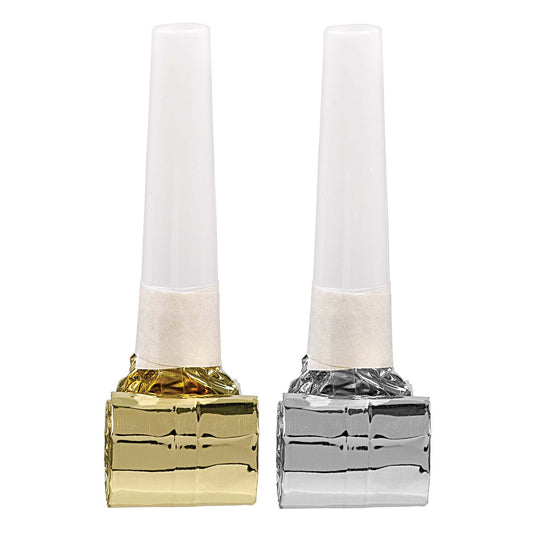 SILVER & GOLD PARTY BLOWERS