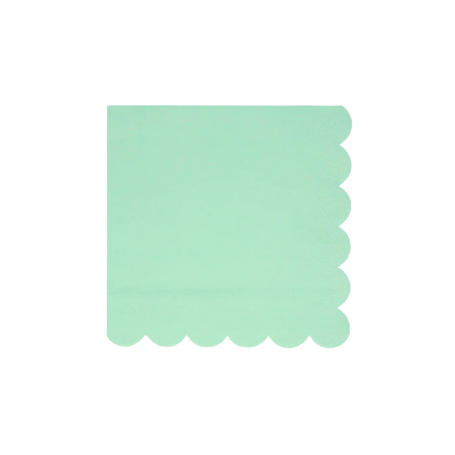 SMALL SEA FOAM GREEN NAPKINS BY MERI MERI