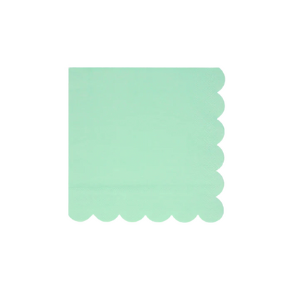 SMALL SEA FOAM GREEN NAPKINS BY MERI MERI