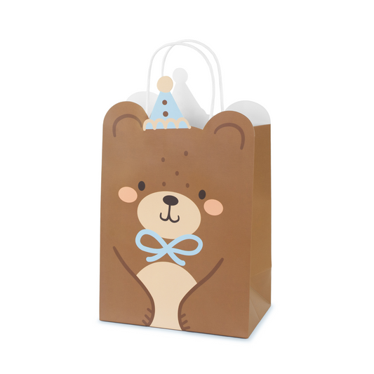 small teddy bear gift bag 
