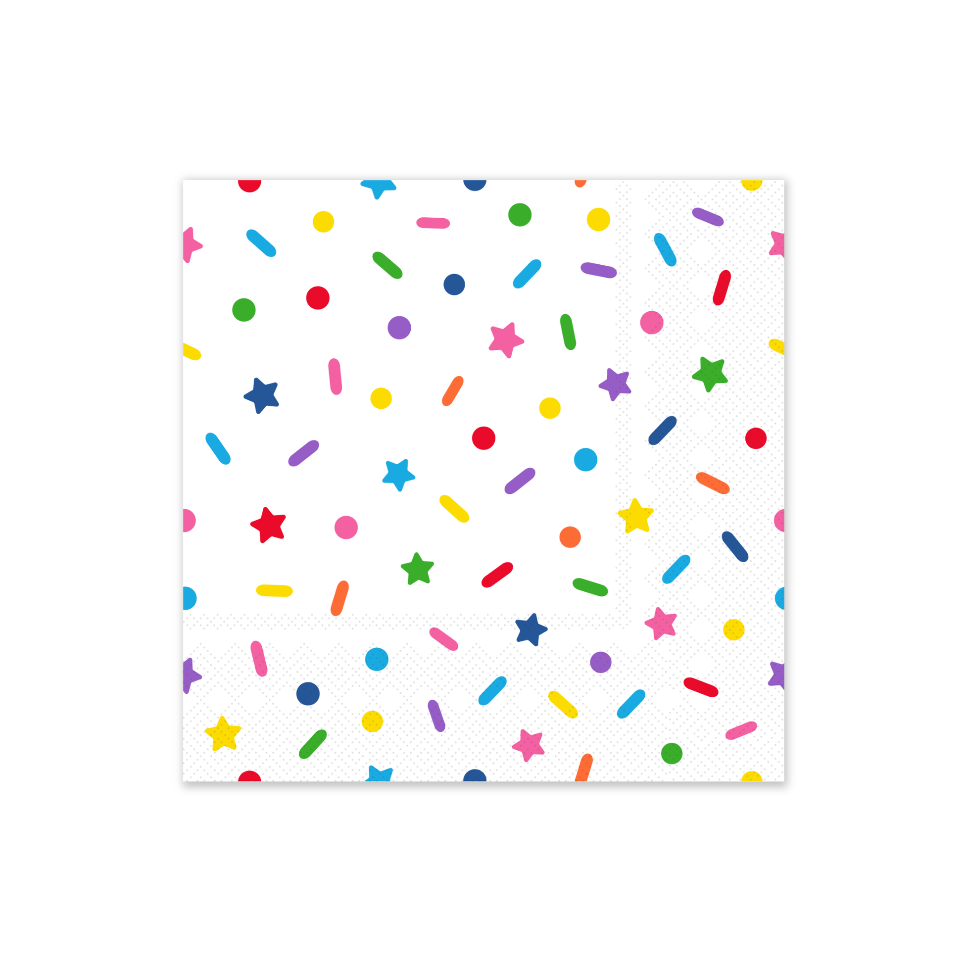 sprinkles & smiles confetti large napkins by Bonjour Fête