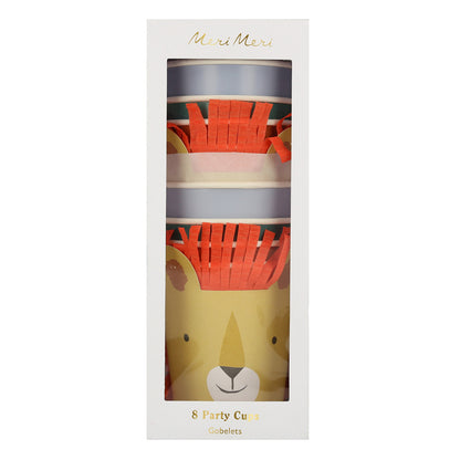 Animal parade character cups by Meri Meri