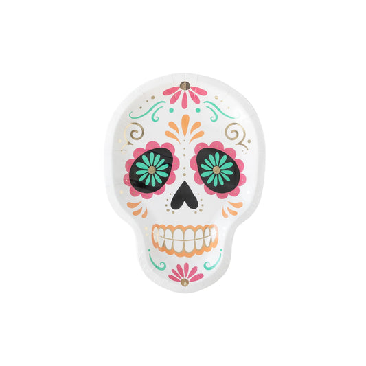 SUGAR SKULL SHAPED PLATES