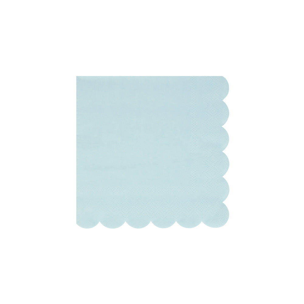 SMALL SUMMER SKY BLUE NAPKINS BY MERI MERI