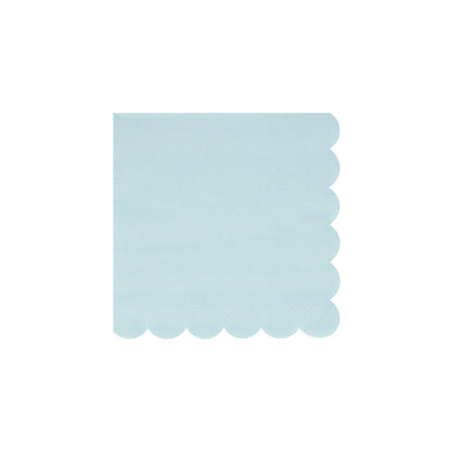 SMALL SUMMER SKY BLUE NAPKINS BY MERI MERI